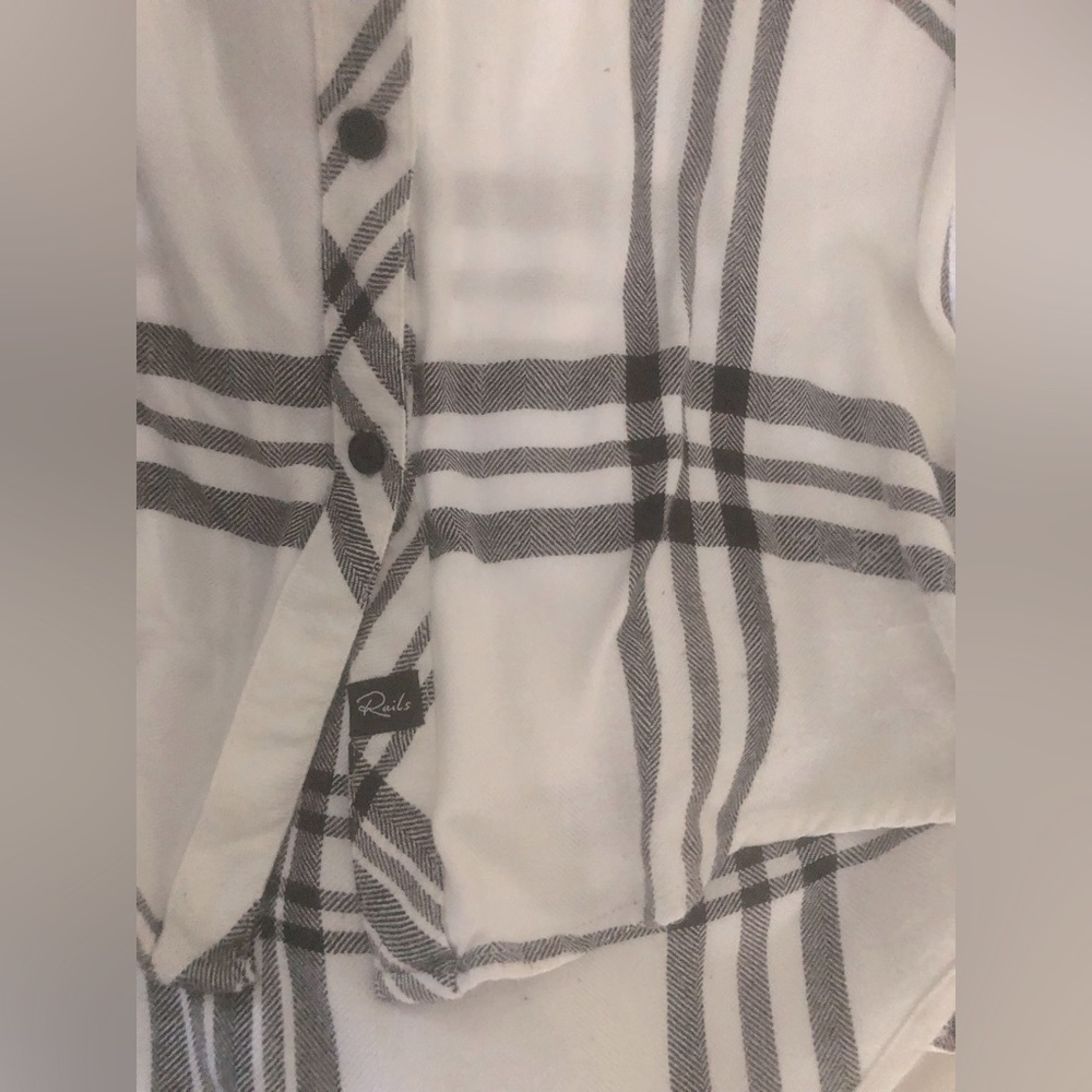 Rails Button Up Long Sleeve Flannel - image 8